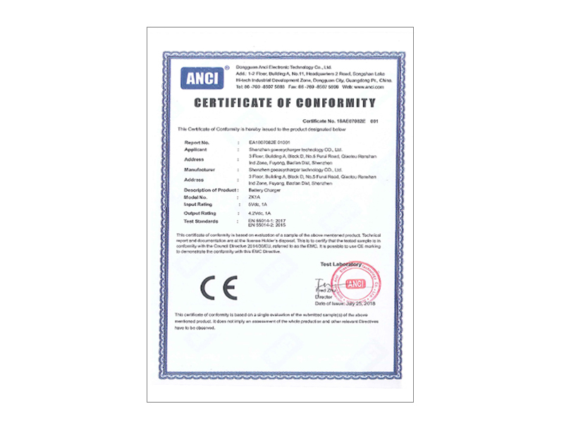 18AE07082E 001 EMC Cert.